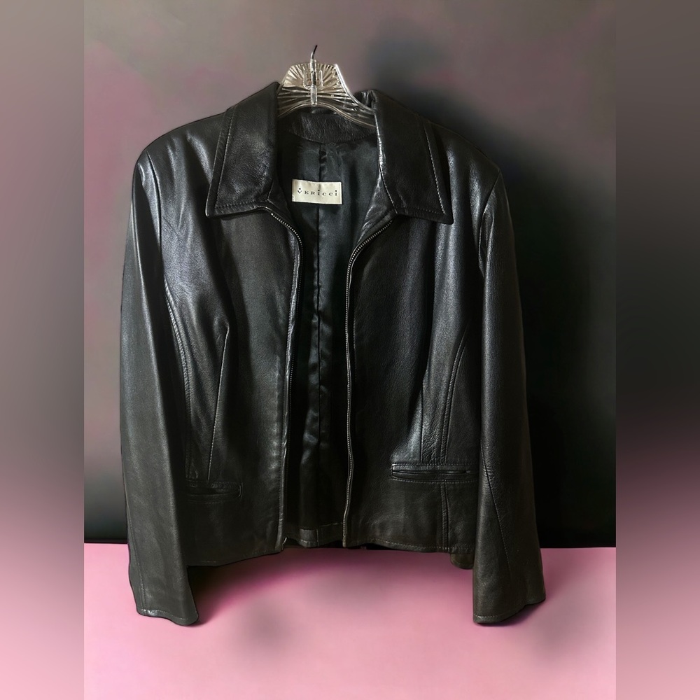 Vintage Vericci leather jacket